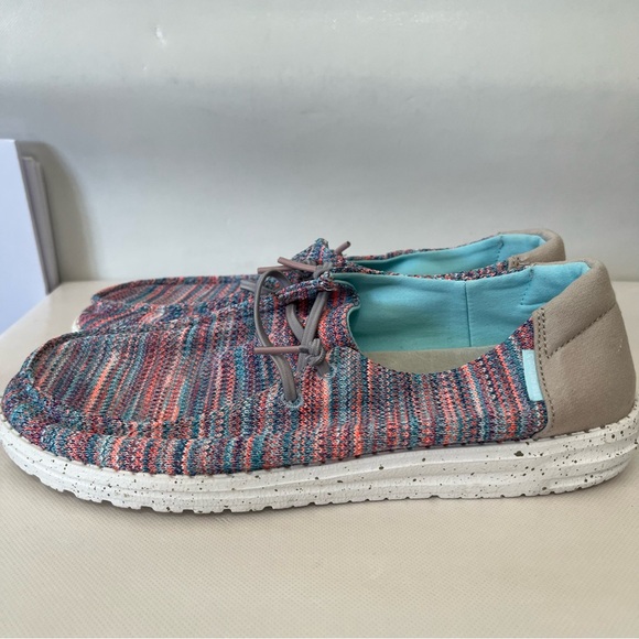 Hey Dude Women’s Wendy Sox Sunset Pink - Picture 5 of 8